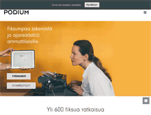 Tablet Screenshot of podium.fi